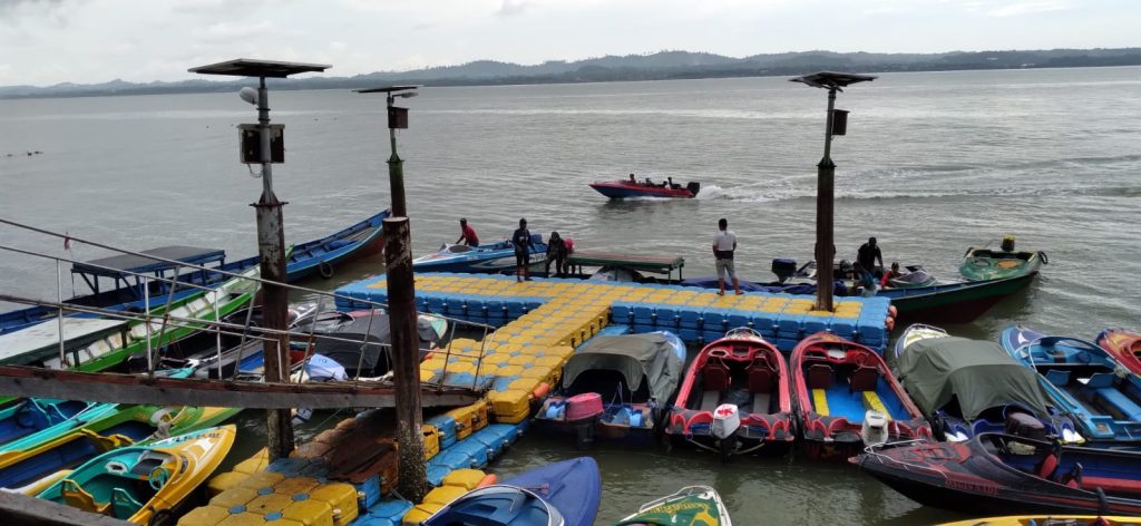 Salah satu dermaga rakyat di Nunukan yang dinyatakan ilegal