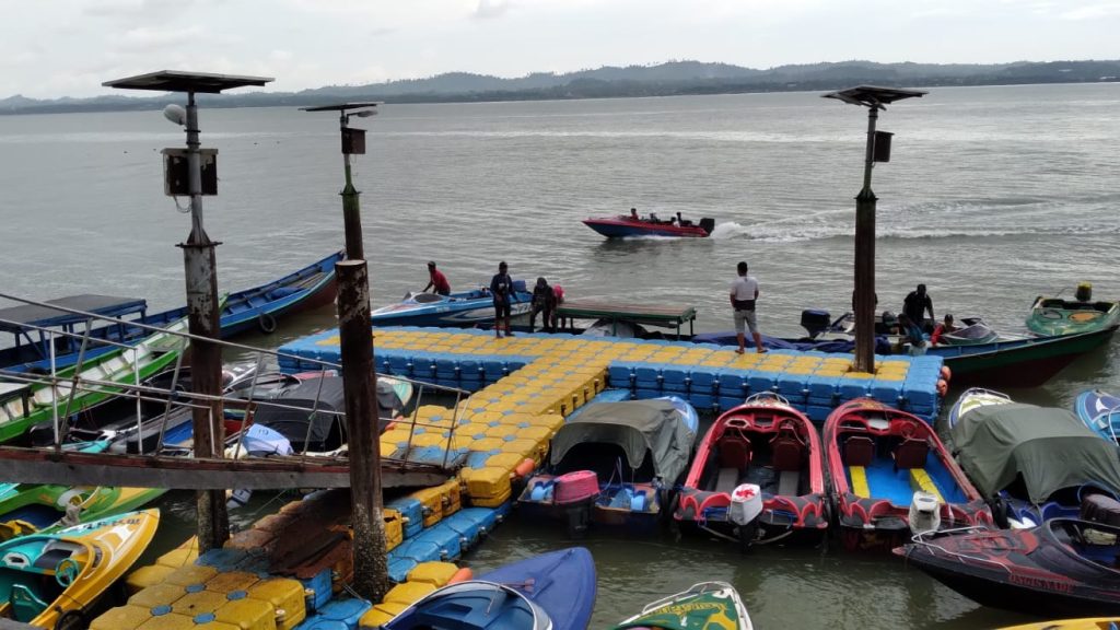 Salah satu dermaga rakyat di Nunukan yang dinyatakan ilegal