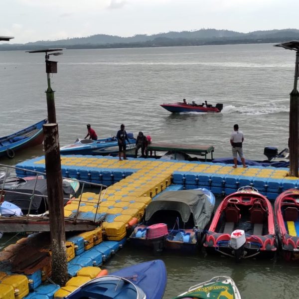 Salah satu dermaga rakyat di Nunukan yang dinyatakan ilegal